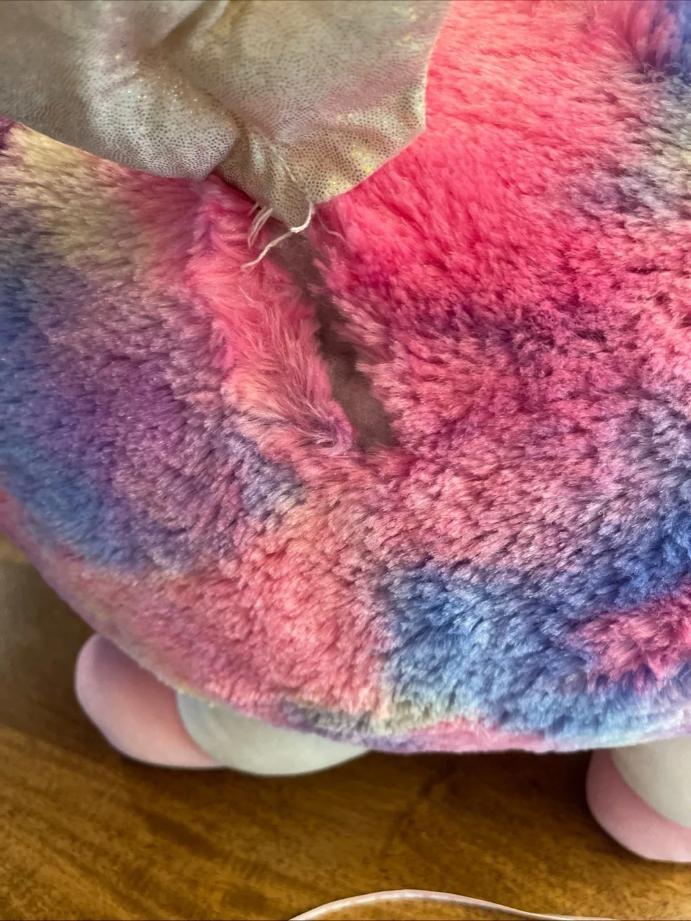 Justice Llama Pegasus Unicorn Plush 24” Rainbow Tie Dye Plush